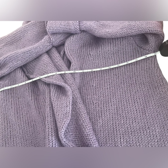 Soft Surroundings Lavender Draped Cardigan - Picture 6 of 9